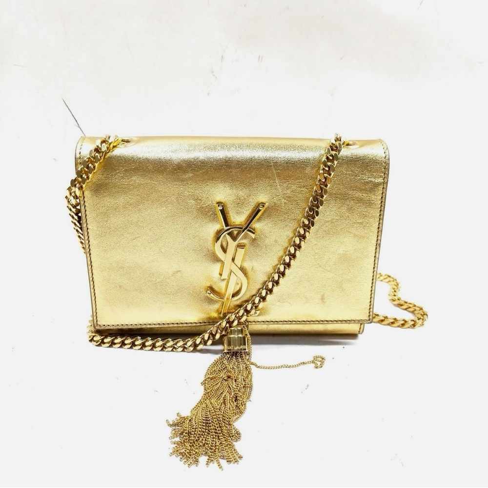 Saint Laurent Black Leather Accessory